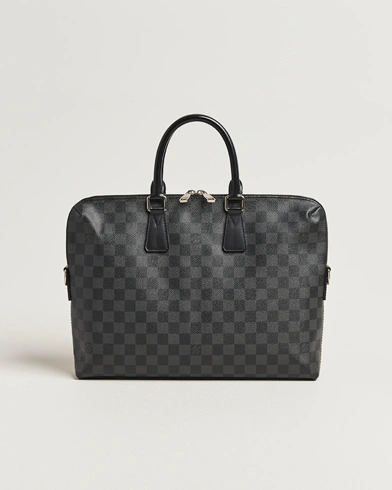 Louis Vuitton Pre-Owned Porte Documents Jour Damier Graphite – Grey