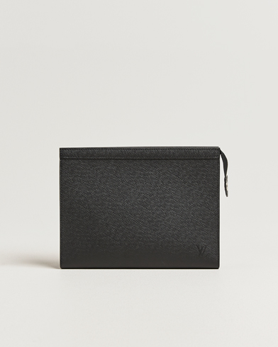 Louis Vuitton Pre-Owned Pochette Voyage Taiga MM Black – Black