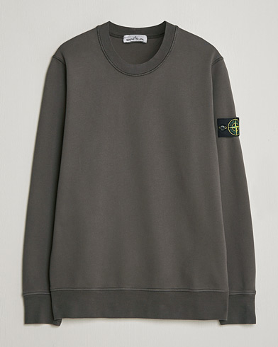 Stone Island Garment Dyed Fleece Sweatshirt Charcoal – Grey