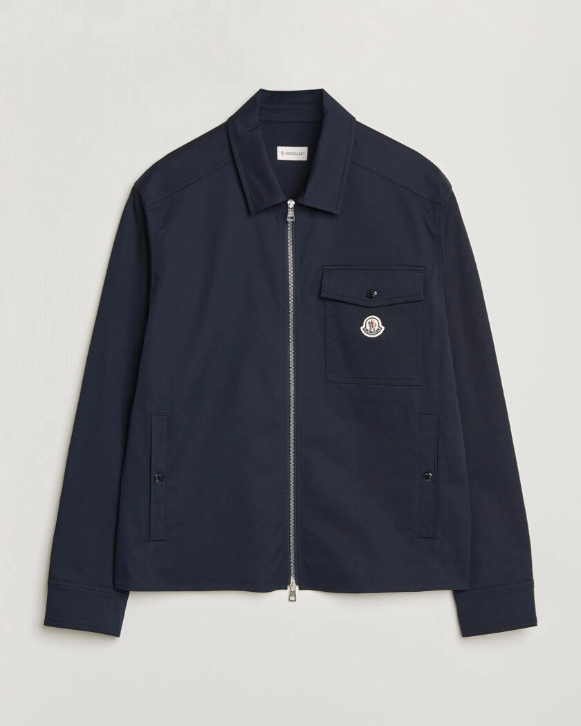 Moncler Zip Overshirt Navy – Blue