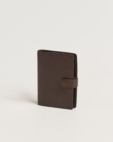 Louis Vuitton Pre-Owned Small Ring Agenda Cover Epi Leather Brown – Brown