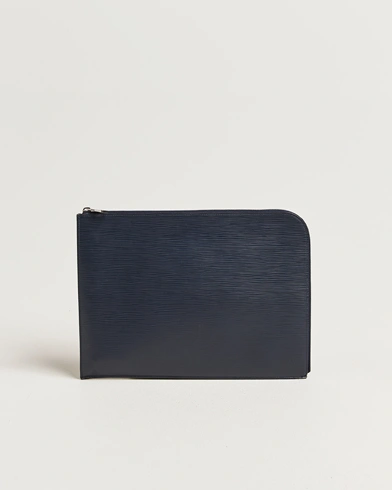 Louis Vuitton Pre-Owned Porte Documents Epi Leather Navy – Blue