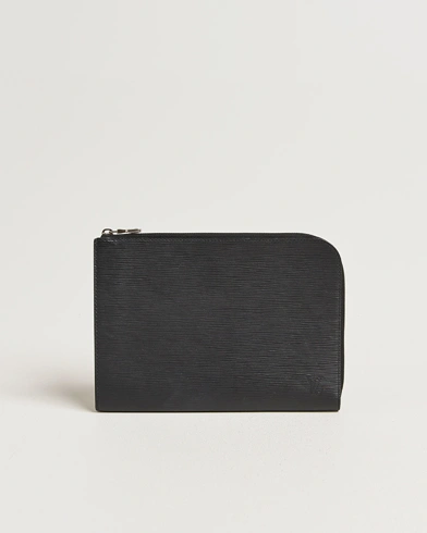 Louis Vuitton Pre-Owned Porte Documents Epi Leather Black – Black