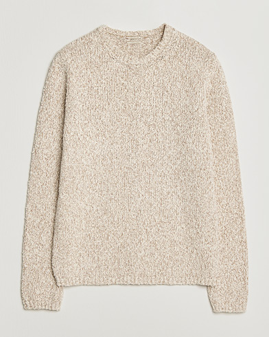 Massimo Alba Cotton Boucle Sweater Bronze – Beige