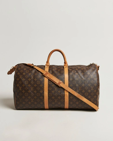 Louis Vuitton Pre-Owned Keepall Bandouliére 55 Monogram – Brown