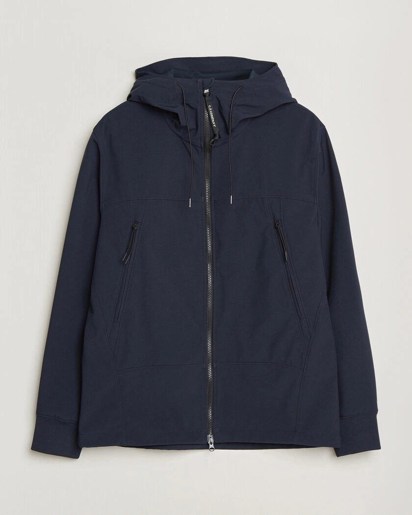 C.P. Company Shell-R Goggle Hood Jacket Navy – Blue