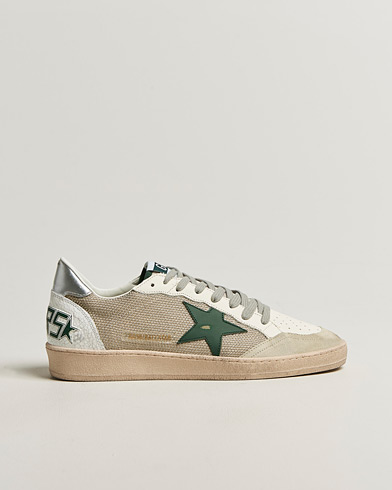Golden Goose Ball Star Sneakers White/Green – White