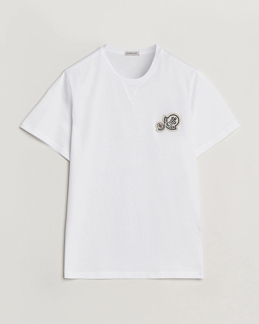 Moncler Double Logo T-Shirt White – White