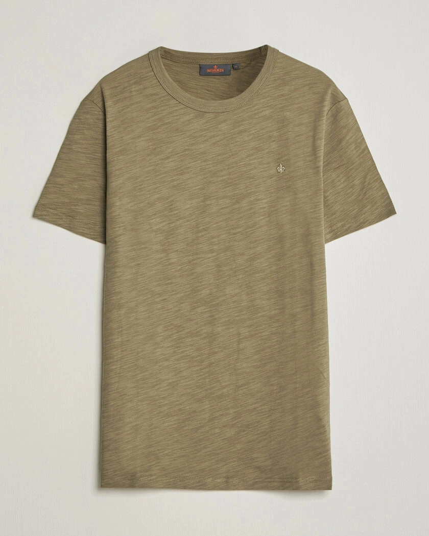 Morris Watson Slub T-Shirt Olive – Green