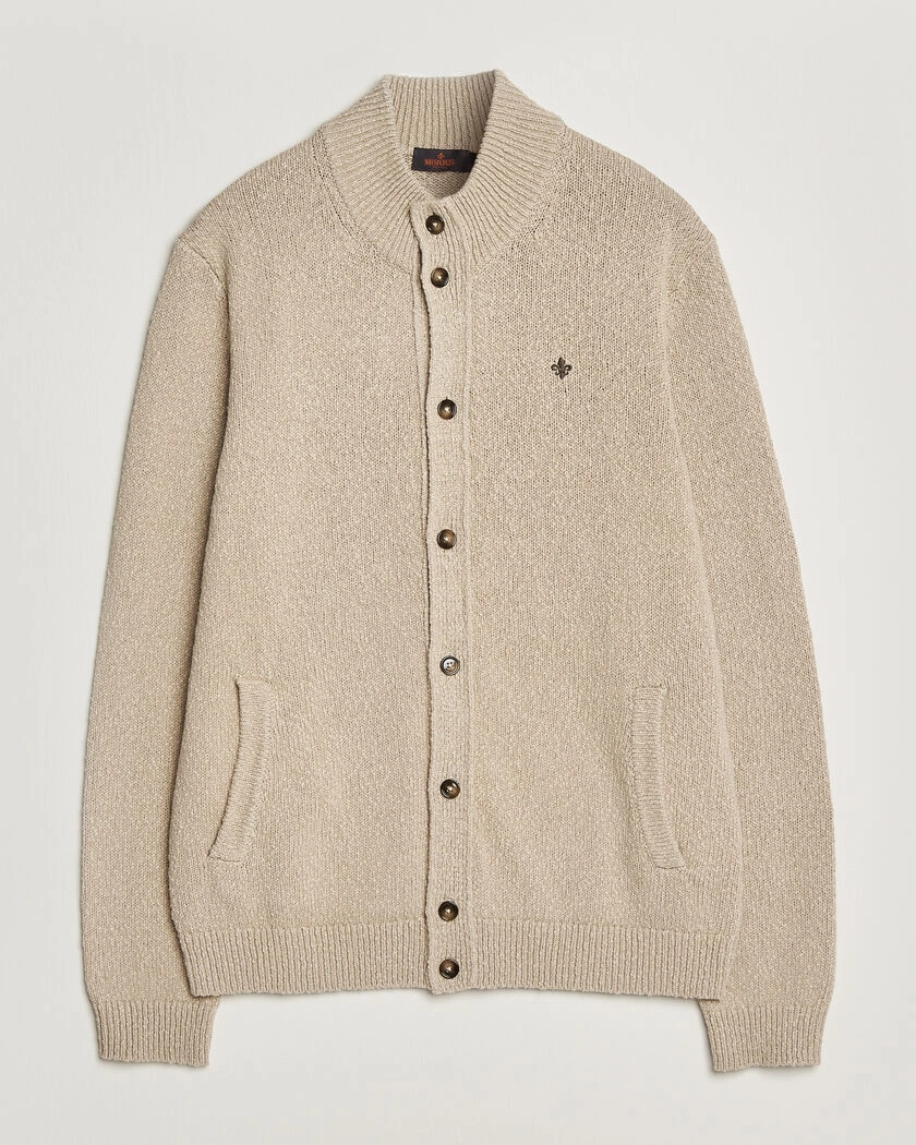Morris Windham Button Cardigan Khaki – Beige