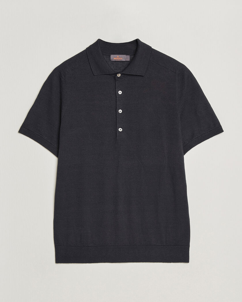 Morris Colin Short Sleeve Polo Shirt Navy – Blue