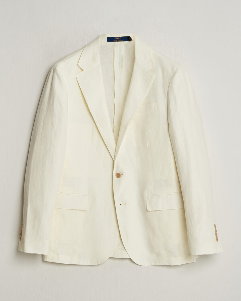 Polo Ralph Lauren Linen Sportcoat Cream – White