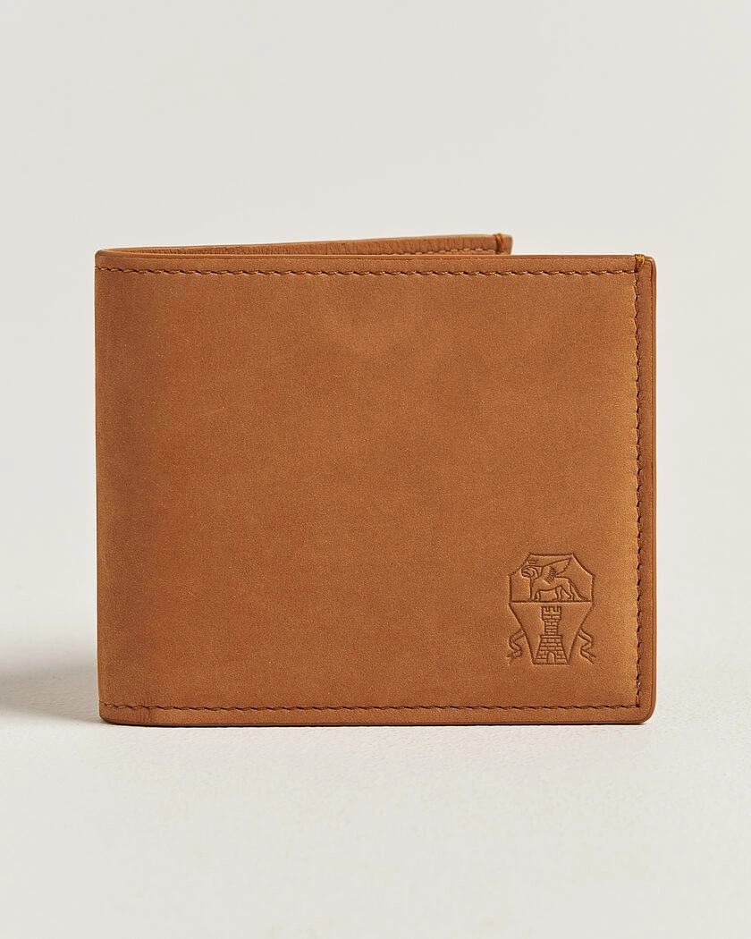 Brunello Cucinelli Nubuck Leather Wallet Cognac – Brown