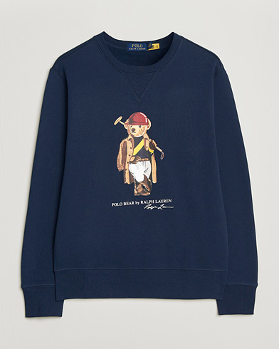 Polo Ralph Lauren Fleece Bear Sweatshirt Newport Navy – Blue
