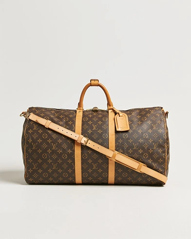 Louis Vuitton Pre-Owned Keepall Bandouliére 55 Monogram – Brown