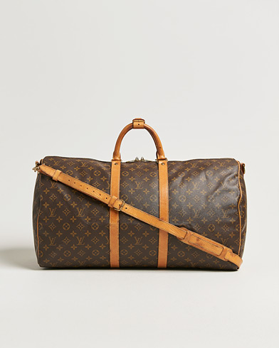 Louis Vuitton Pre-Owned Keepall Bandouliére 55 Monogram – Brown