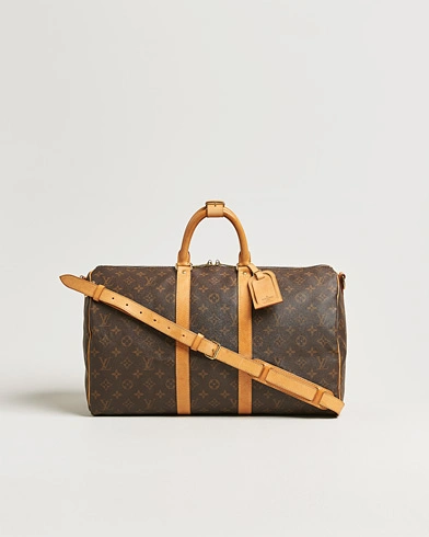 Louis Vuitton Pre-Owned Keepall Bandouliére 45 Monogram – Brown