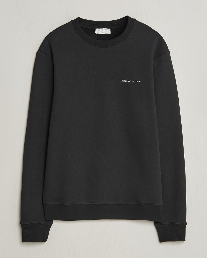 Tiger of Sweden Emerson Crew Neck Sweatshirt Black – Black
