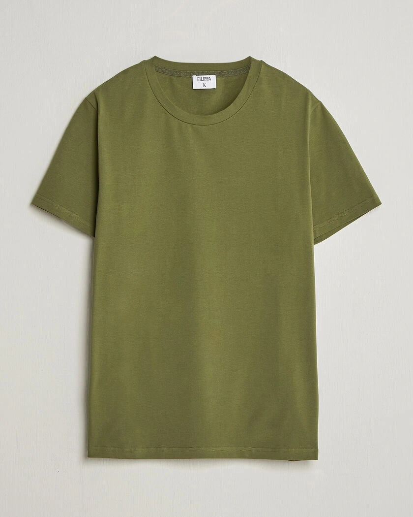 Filippa K Soft Lycra T-Shirt Laurel Green – Green
