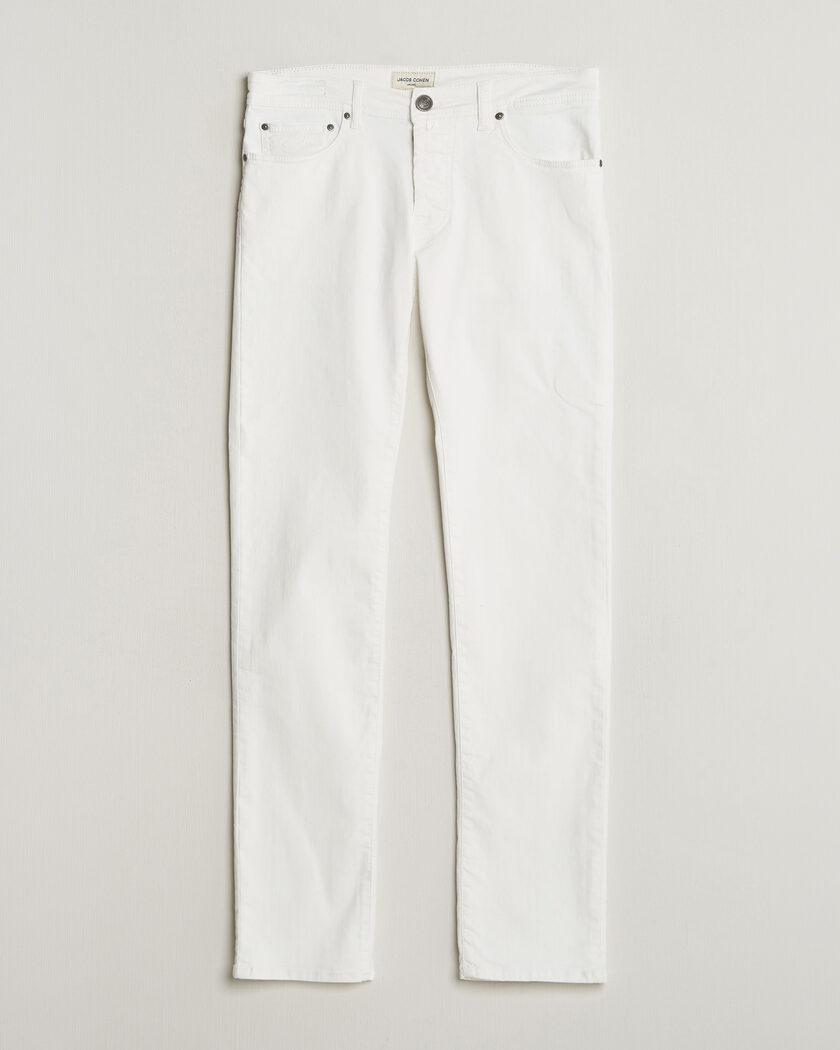 Jacob Cohën Bard Slim Fit Bull Stretch Jeans White – White