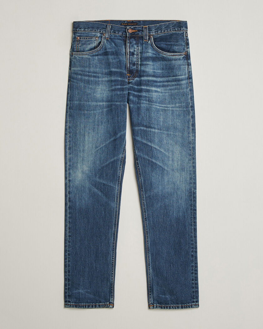 Nudie Jeans Steady Eddie II Jeans Muted Tracks – Blue