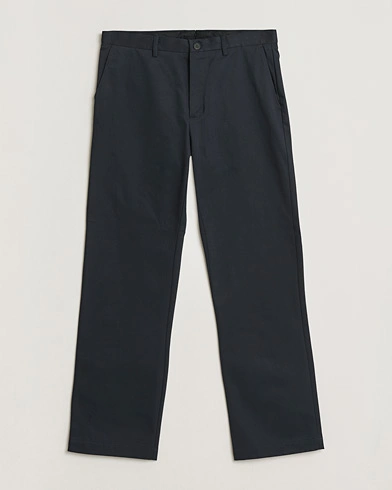 Sunspel Soft Cotton Drill Trousers Navy – Blue