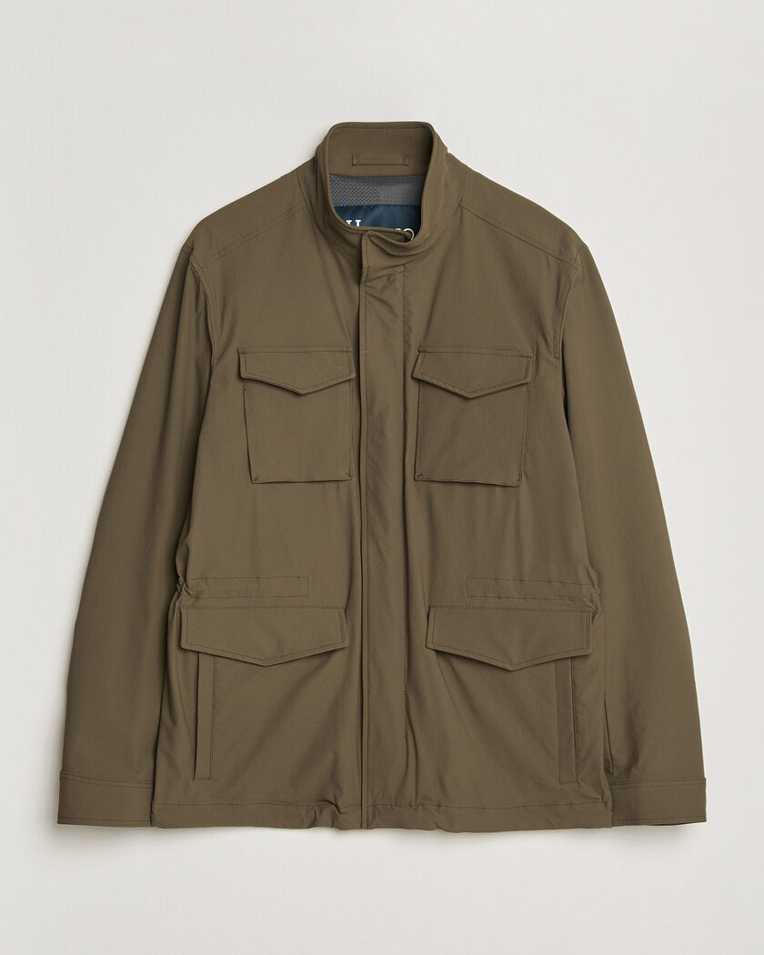 Herno Soft Nylon Field Jacket Military – Green