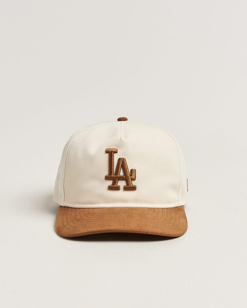 New Era 9Fifty Suede Visor Cap Los Angeles Dodgers – White