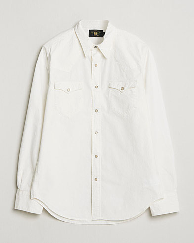 RRL Buffalo Western Shirt White – White