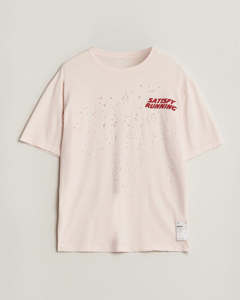 Satisfy MothTech T-Shirt Sun Bleached Rosewater – Pink