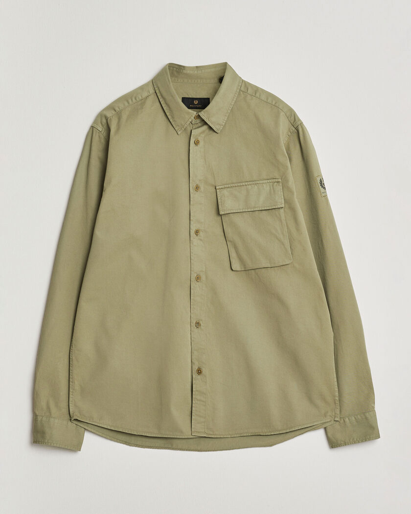 Belstaff Scale Pocket Shirt Fatigue Green – Green