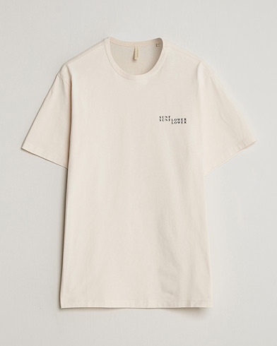 Sunflower Logo T-Shirt Off White – White