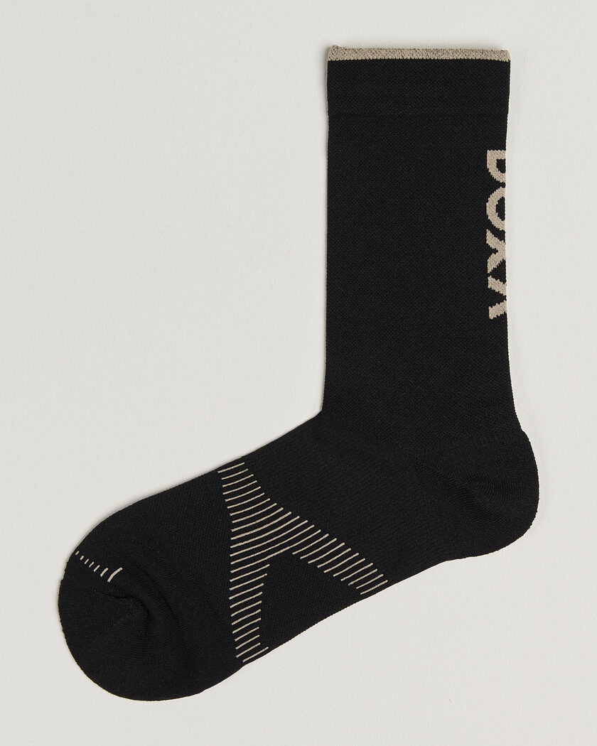 Doxa Crew Run Socks Black – Black