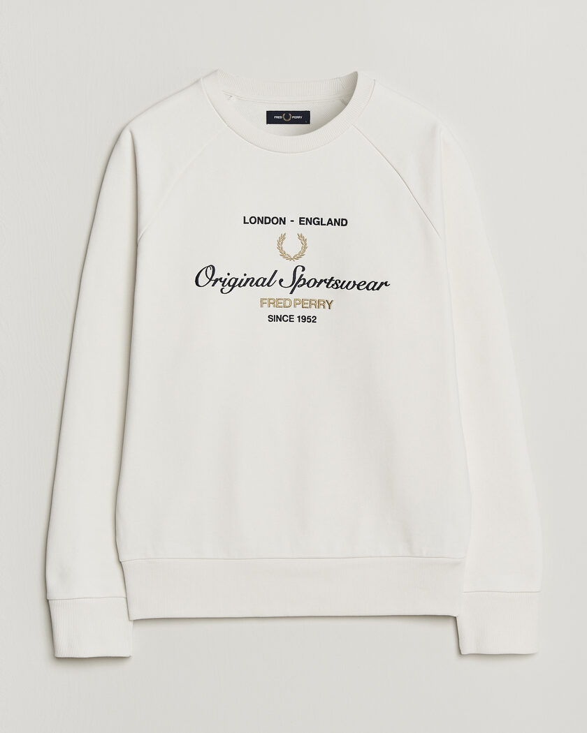 Fred Perry Original Sportswear Sweatshirt Snow White – White