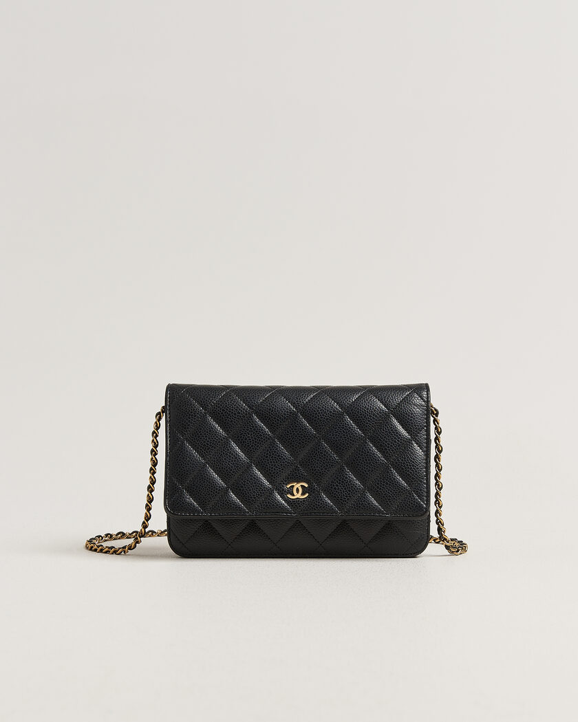 Chanel Pre-Owned Wallet On Chain Caviar Leather Black – Black