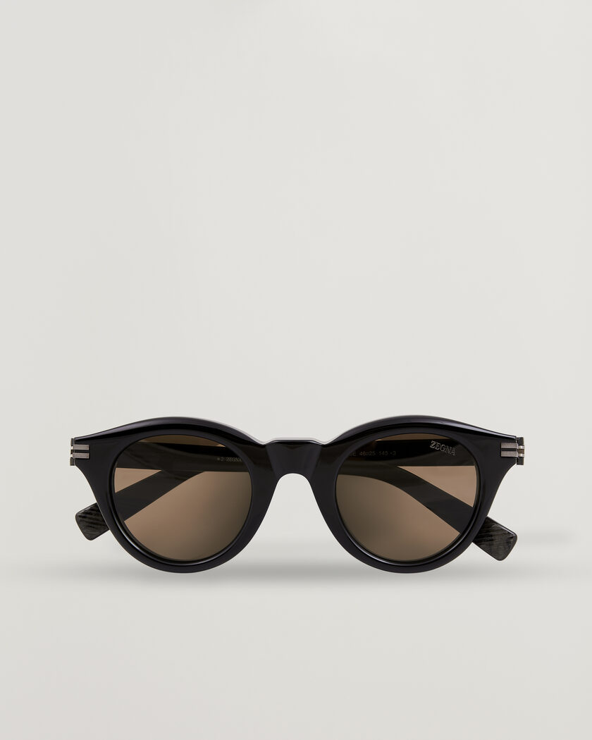 Zegna EZ0302 Sunglasses Black – Black