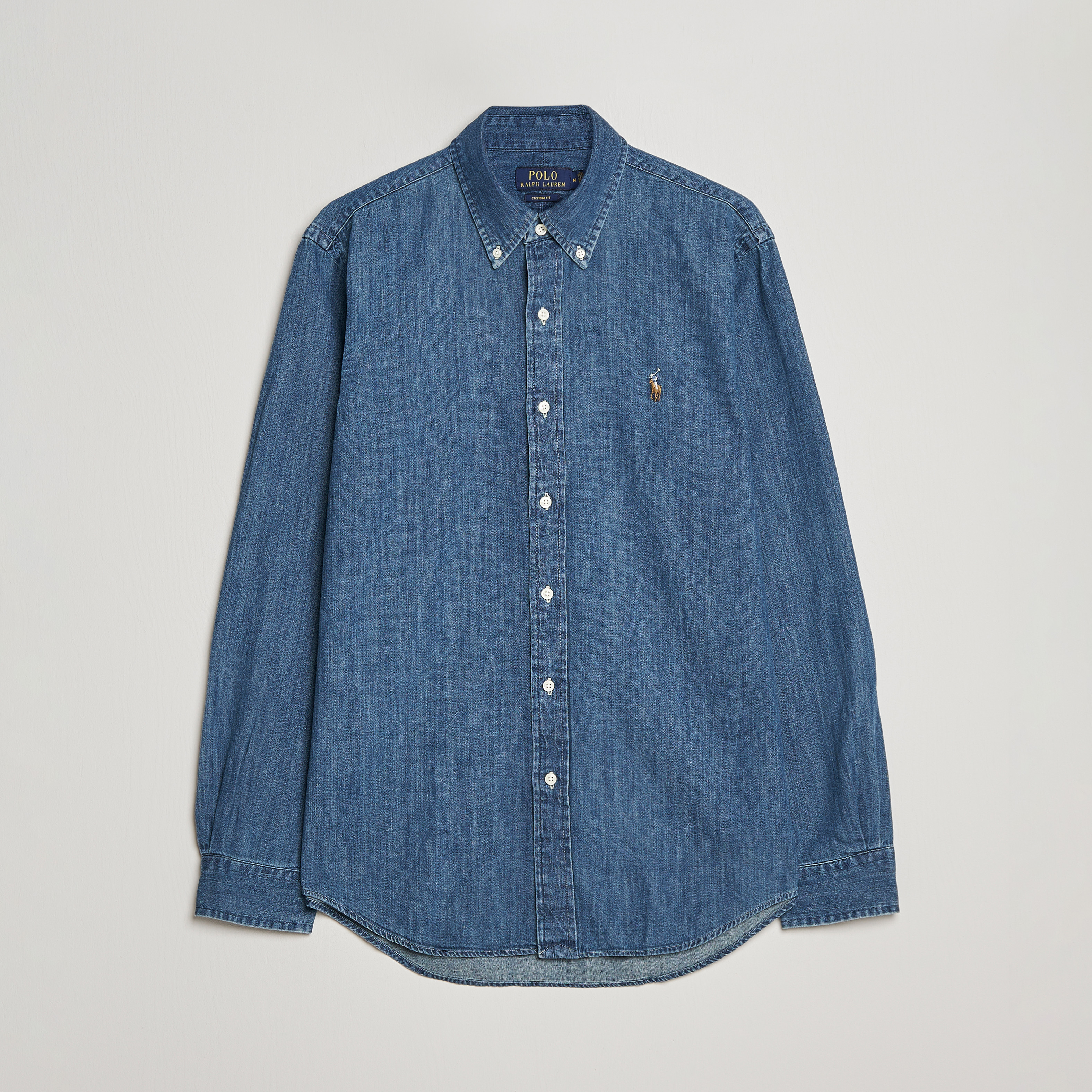 Ralph lauren custom store fit denim shirt