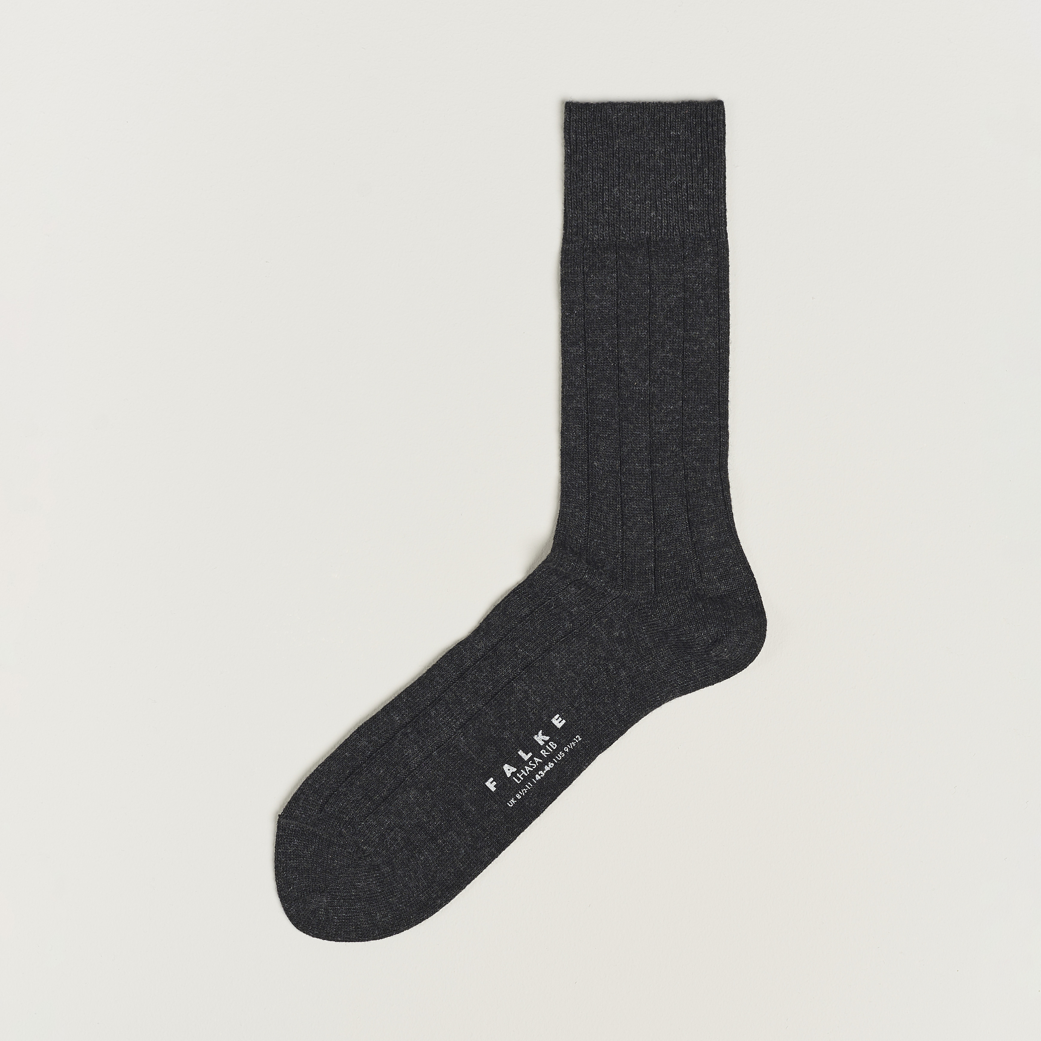 Falke Lhasa Cashmere Socks Antracite Grey at