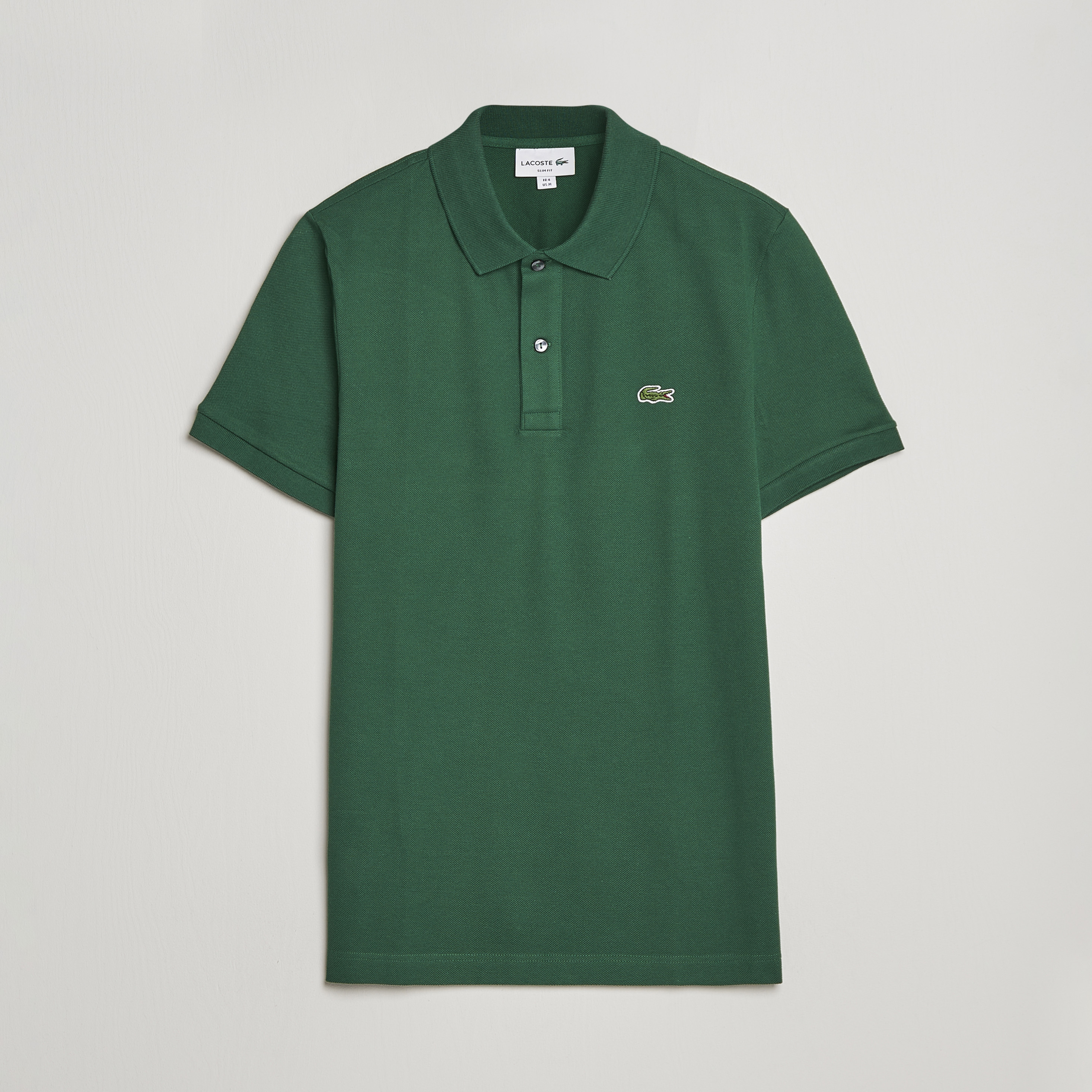 Lacoste Slim Fit Polo Piké Green at CareOfCarl.com