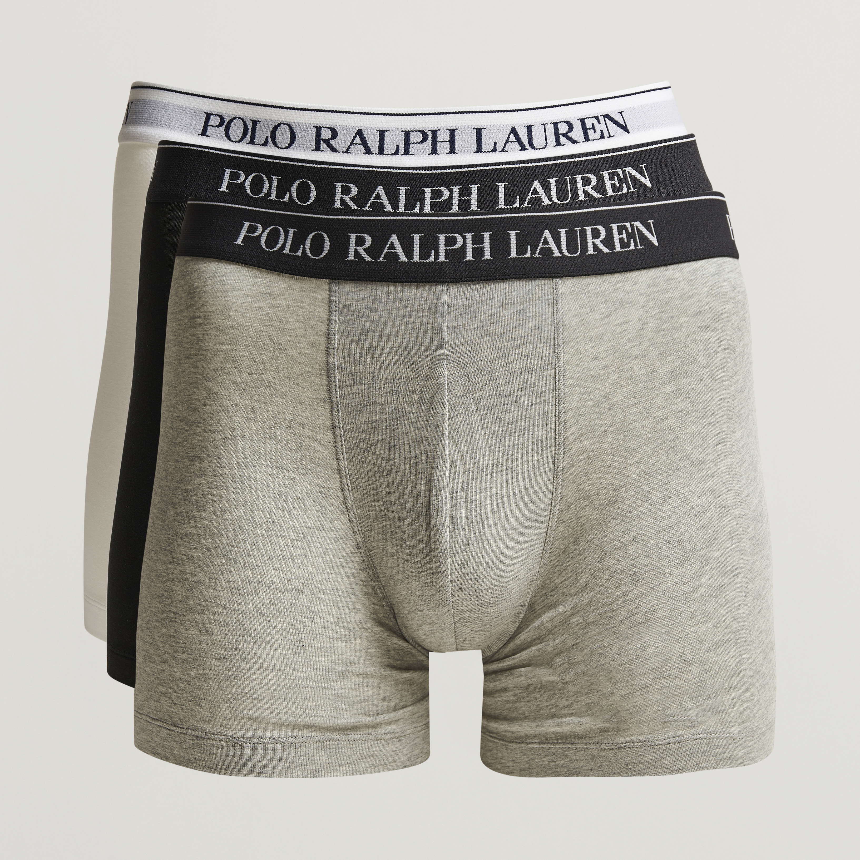 POLO RALPH LAUREN 3-pack boxer shorts in dark blue/ blue/ beige