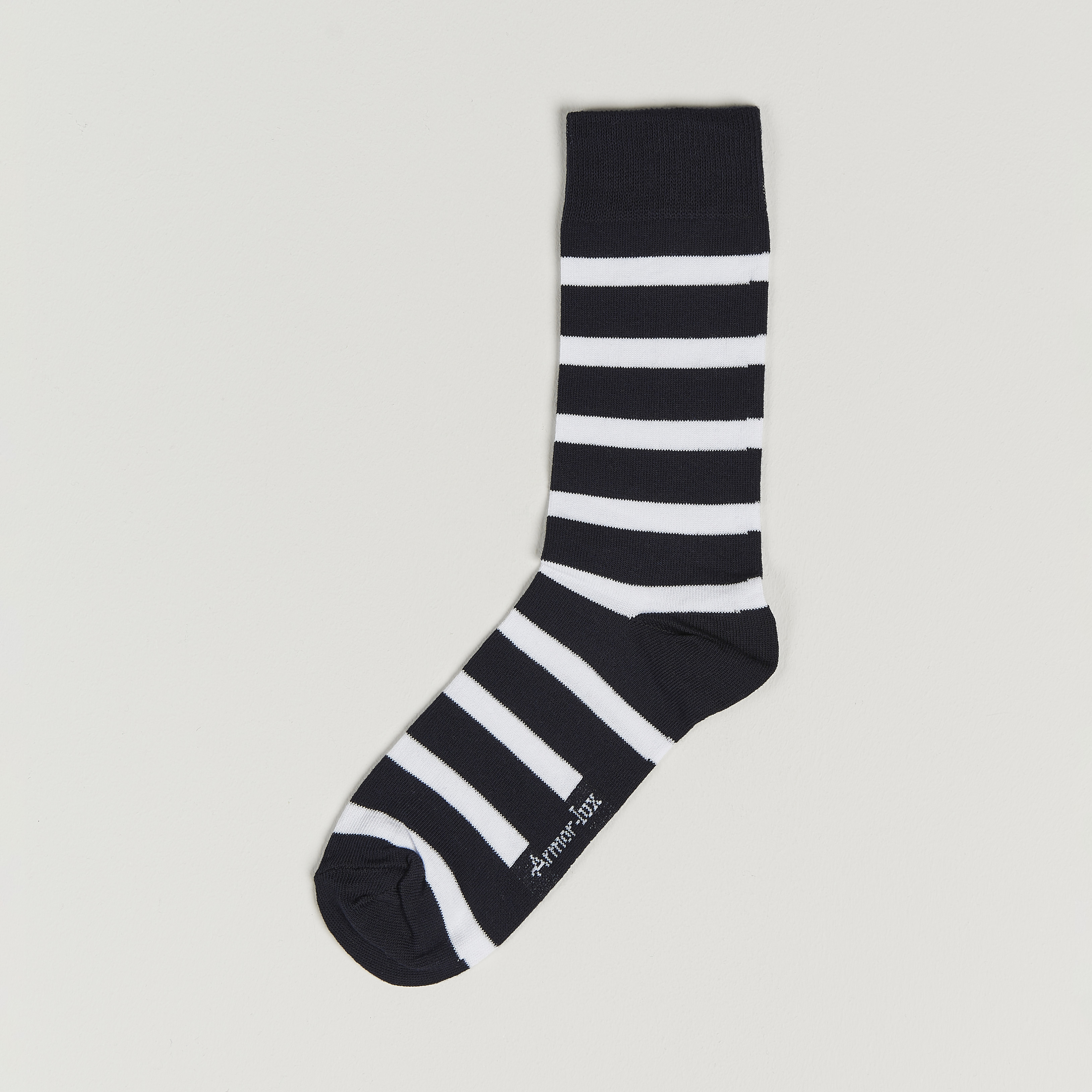 Armor-lux Loer Stripe Sock Rich Navy/White at CareOfCarl.com