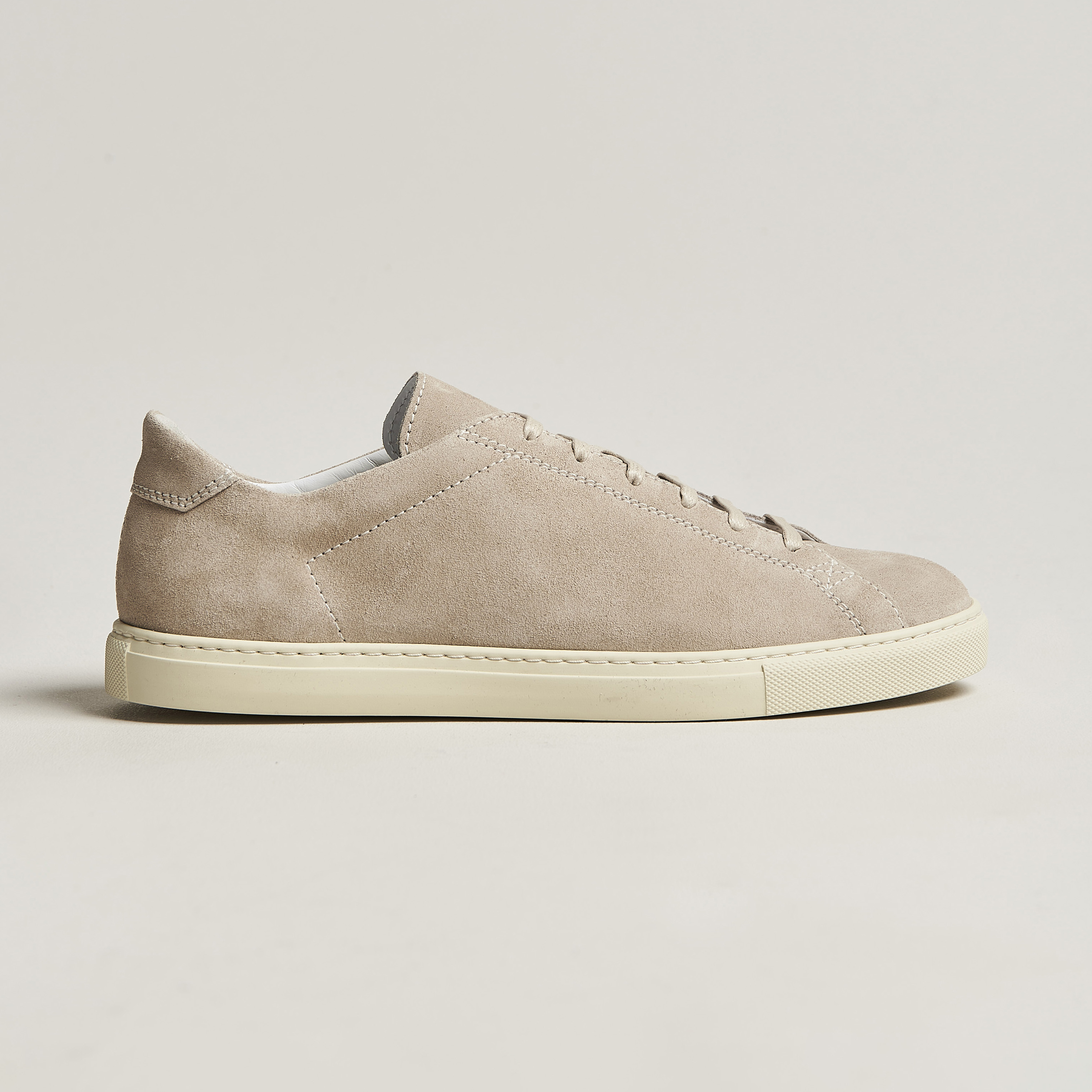 CQP Racquet Sneaker Beige Suede at CareOfCarl.com