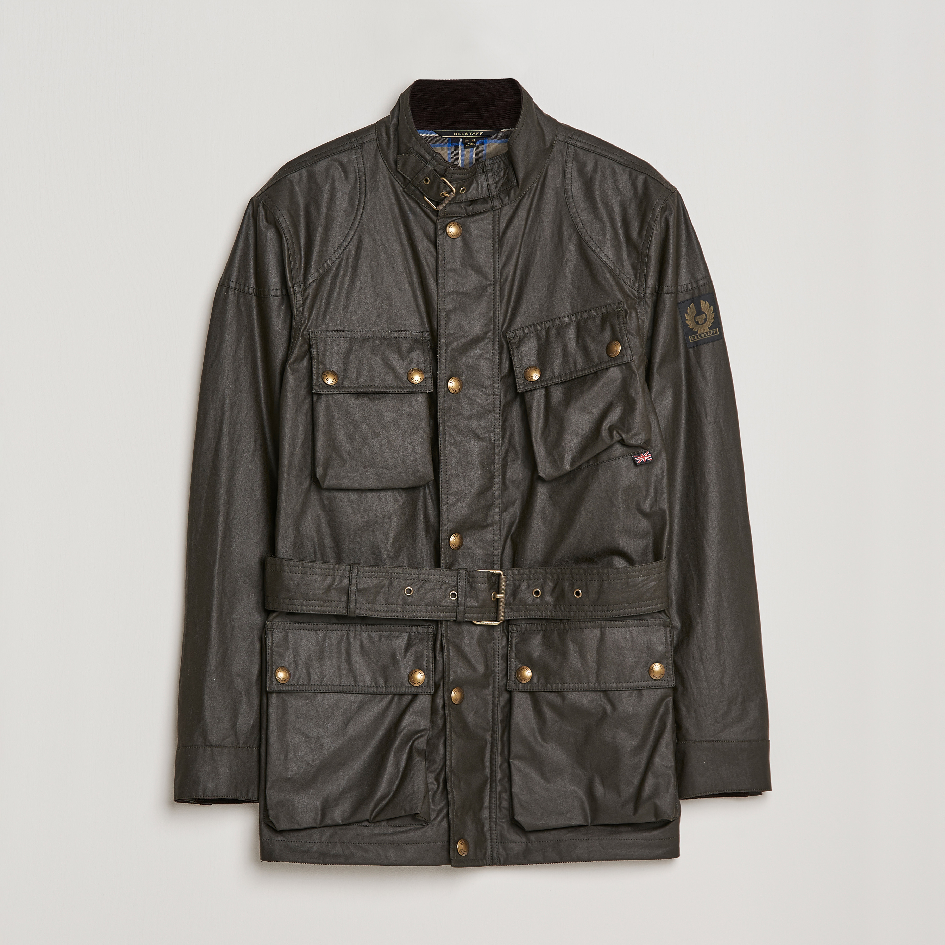 Belstaff TRIALMASTER JACKET - Gabardina - faded olive/verde oliva 