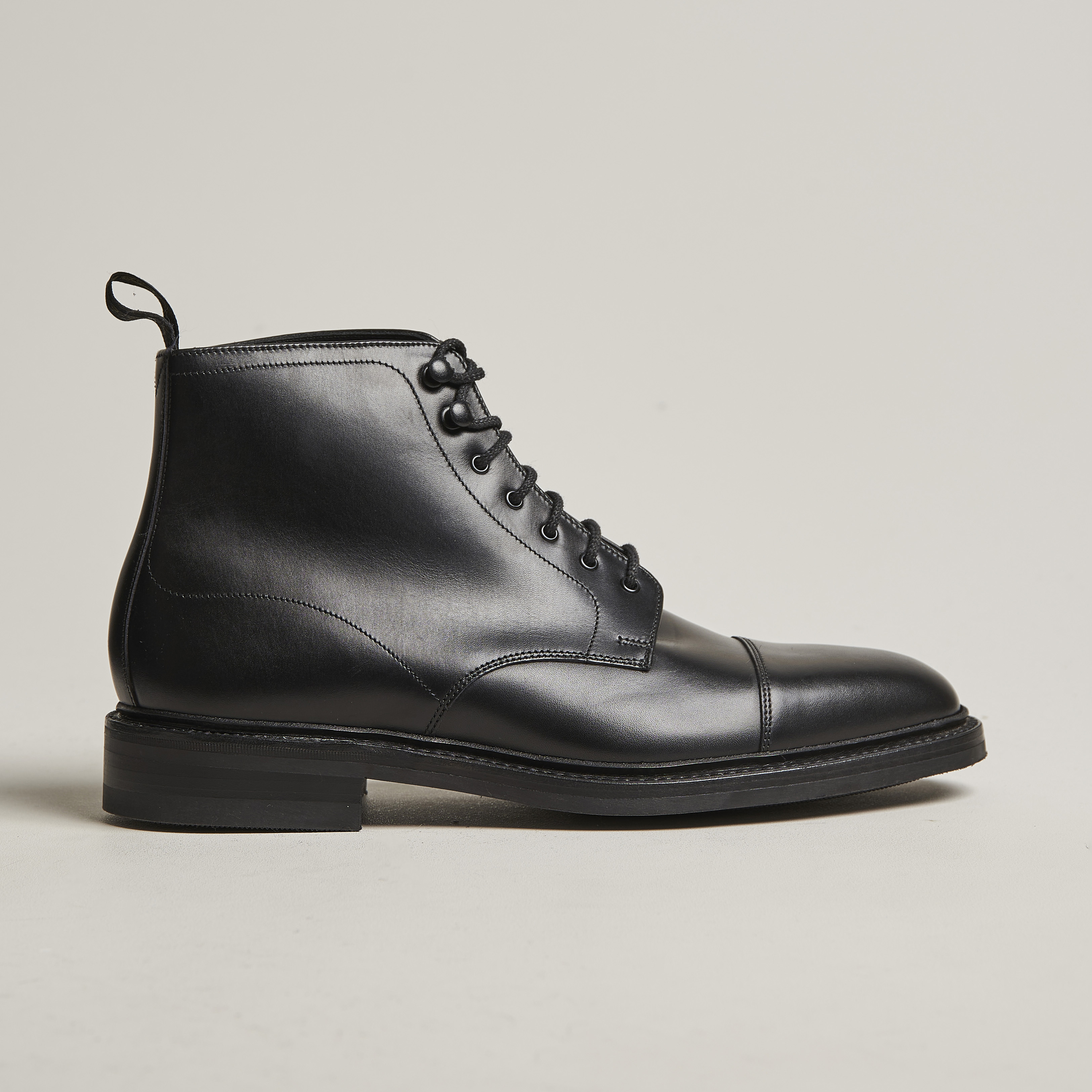 Loake 1880 Roehampton Boot Black Calf at CareOfCarl.com