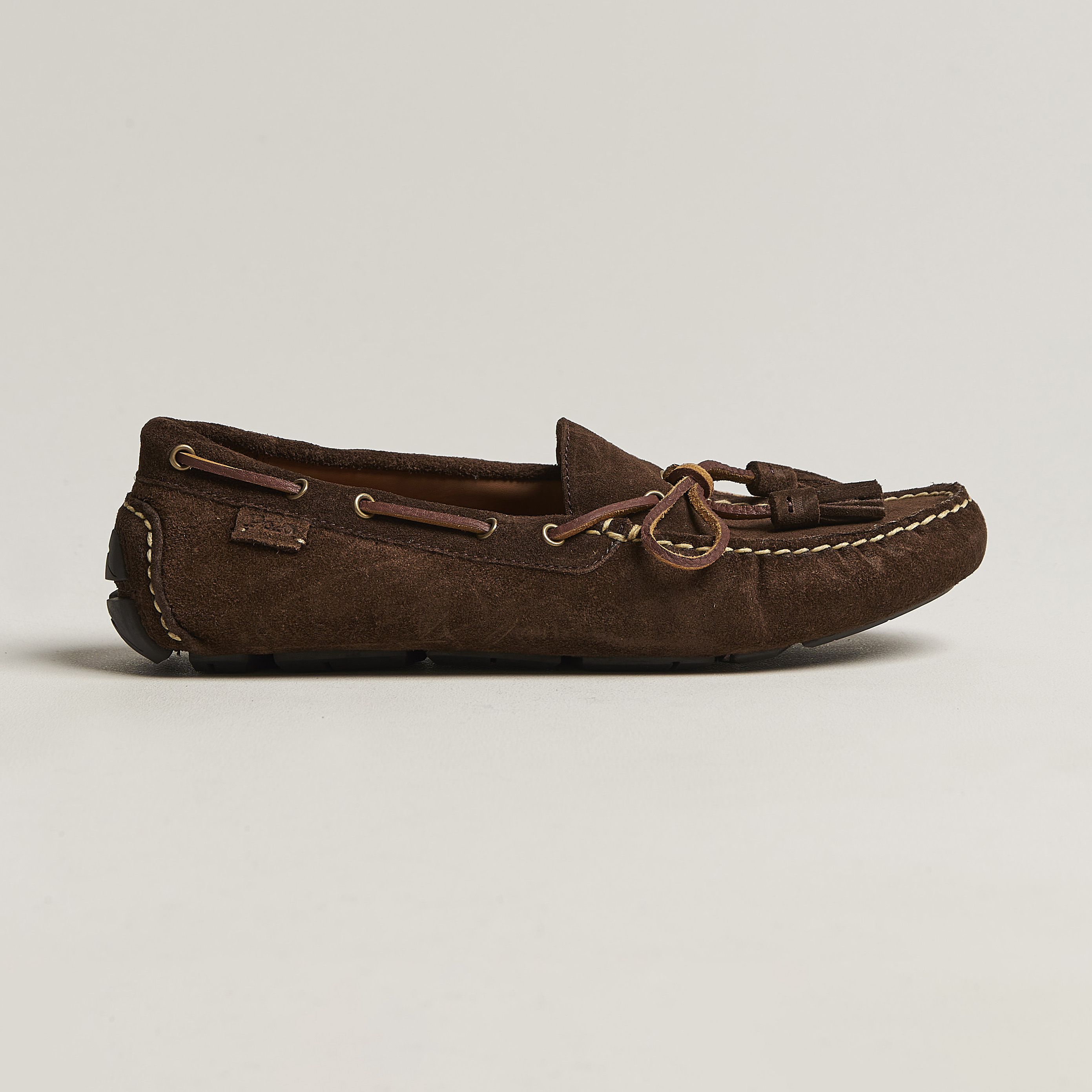 Polo Ralph Lauren Anders Suede Driving Shoe Chocolate Brown at