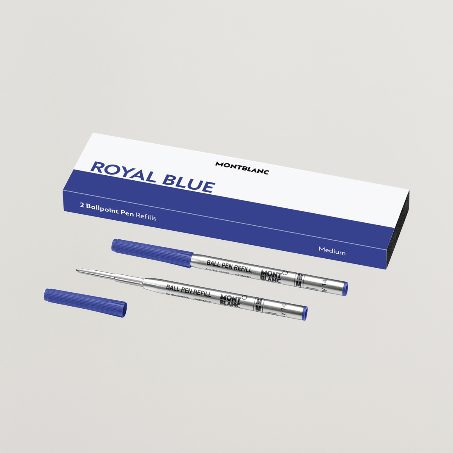 Montblanc 2 Ballpoint Pen Refill Royal Blue at CareOfCarl