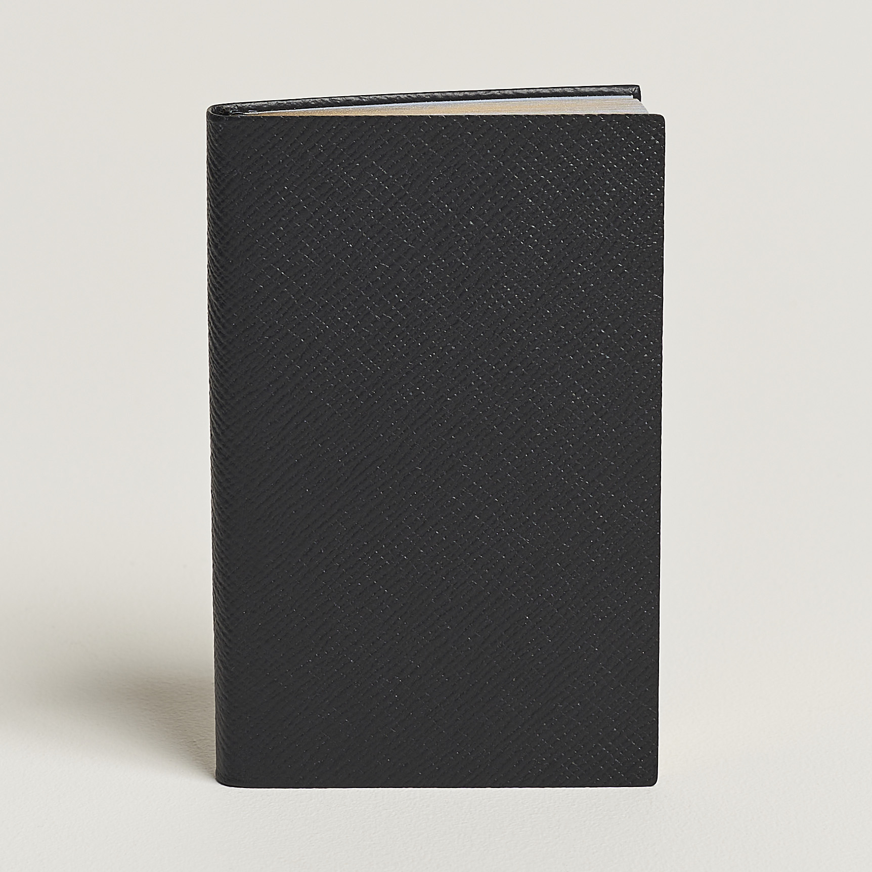 Smythson Panama Notebook Untitled Black at CareOfCarl.com