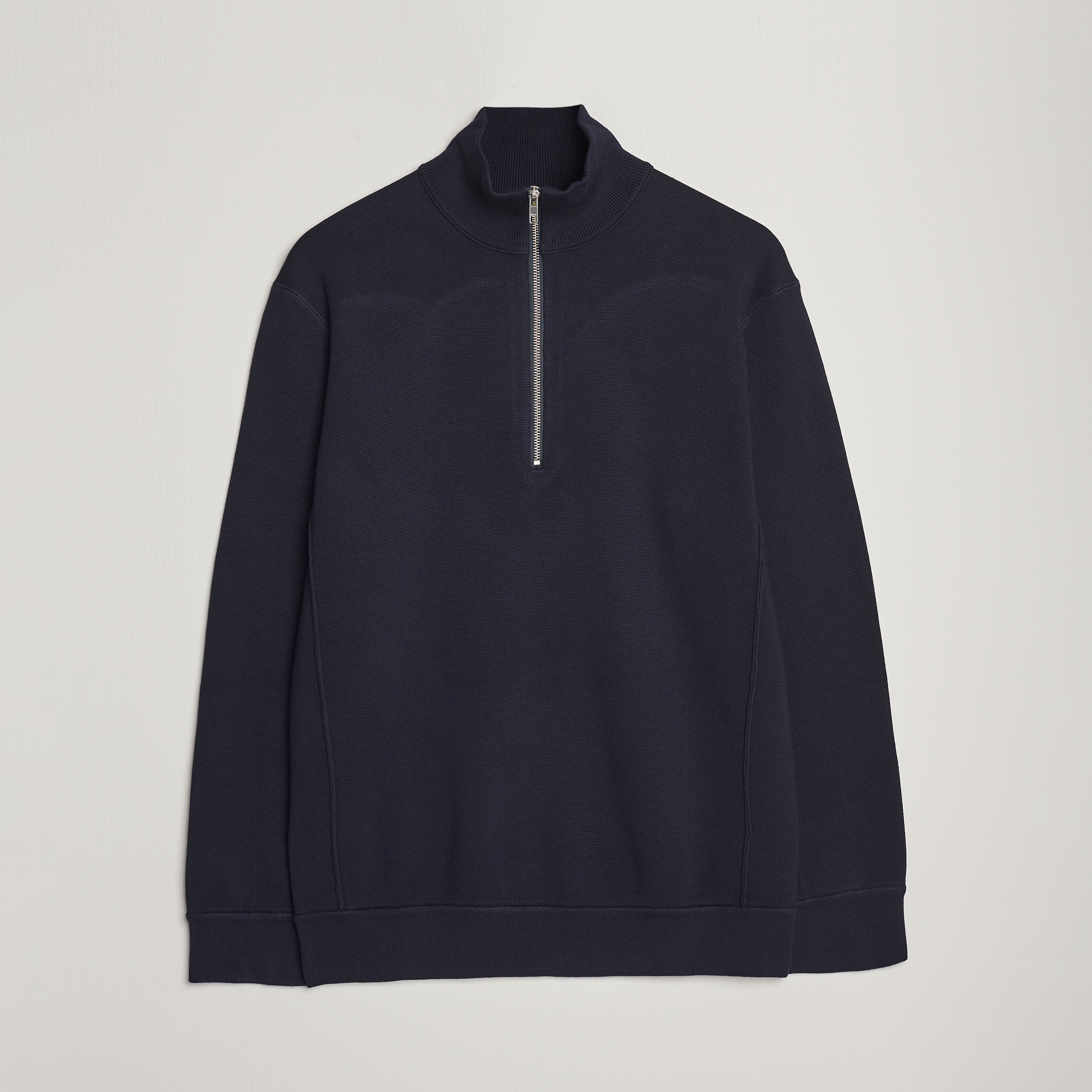 Louis Vuitton Navy Cotton Jacquard Cities Half Zip Sweater – Luxuria & Co.