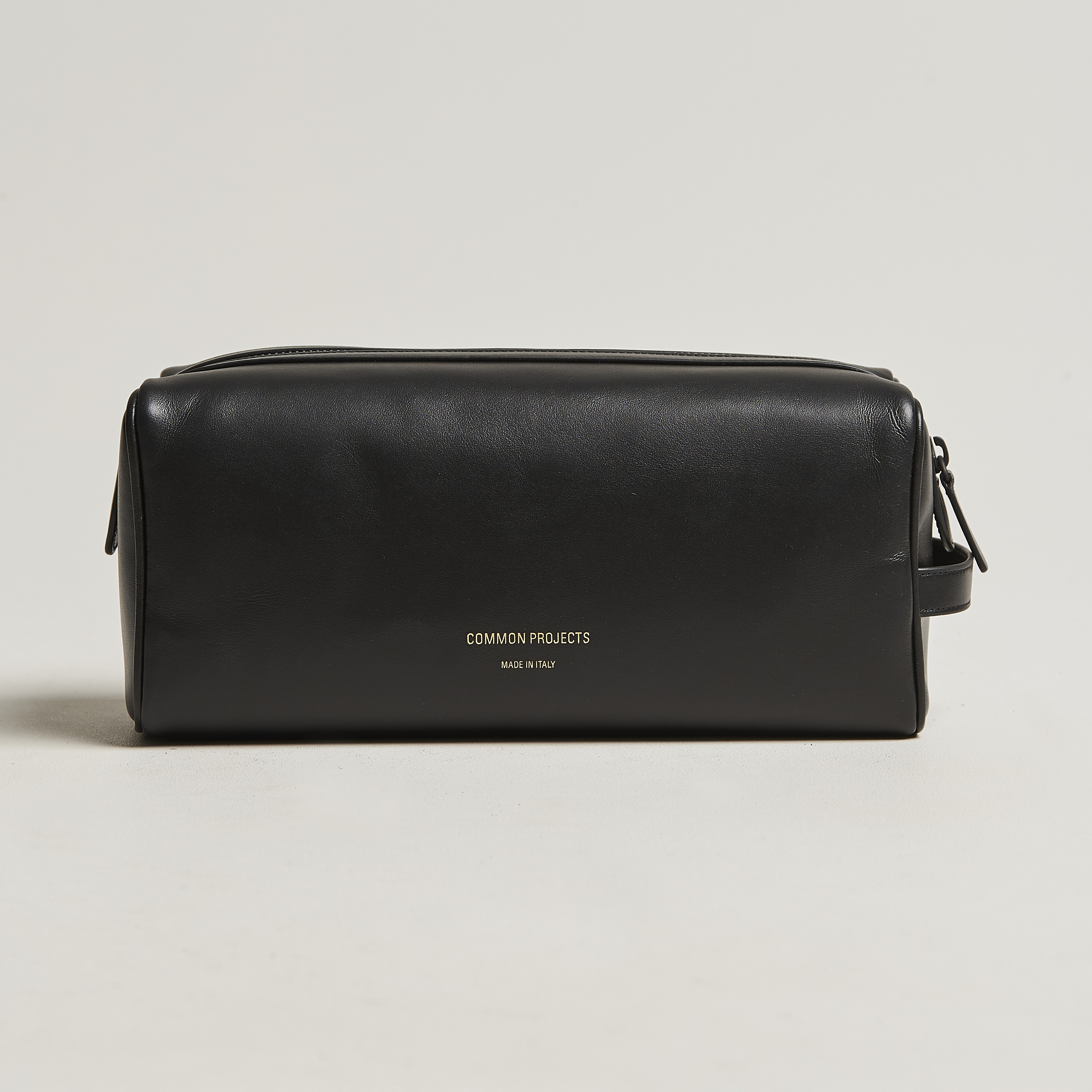 Common Projects Nappa Leather Toiletry Bag Black at CareOfCarl.com