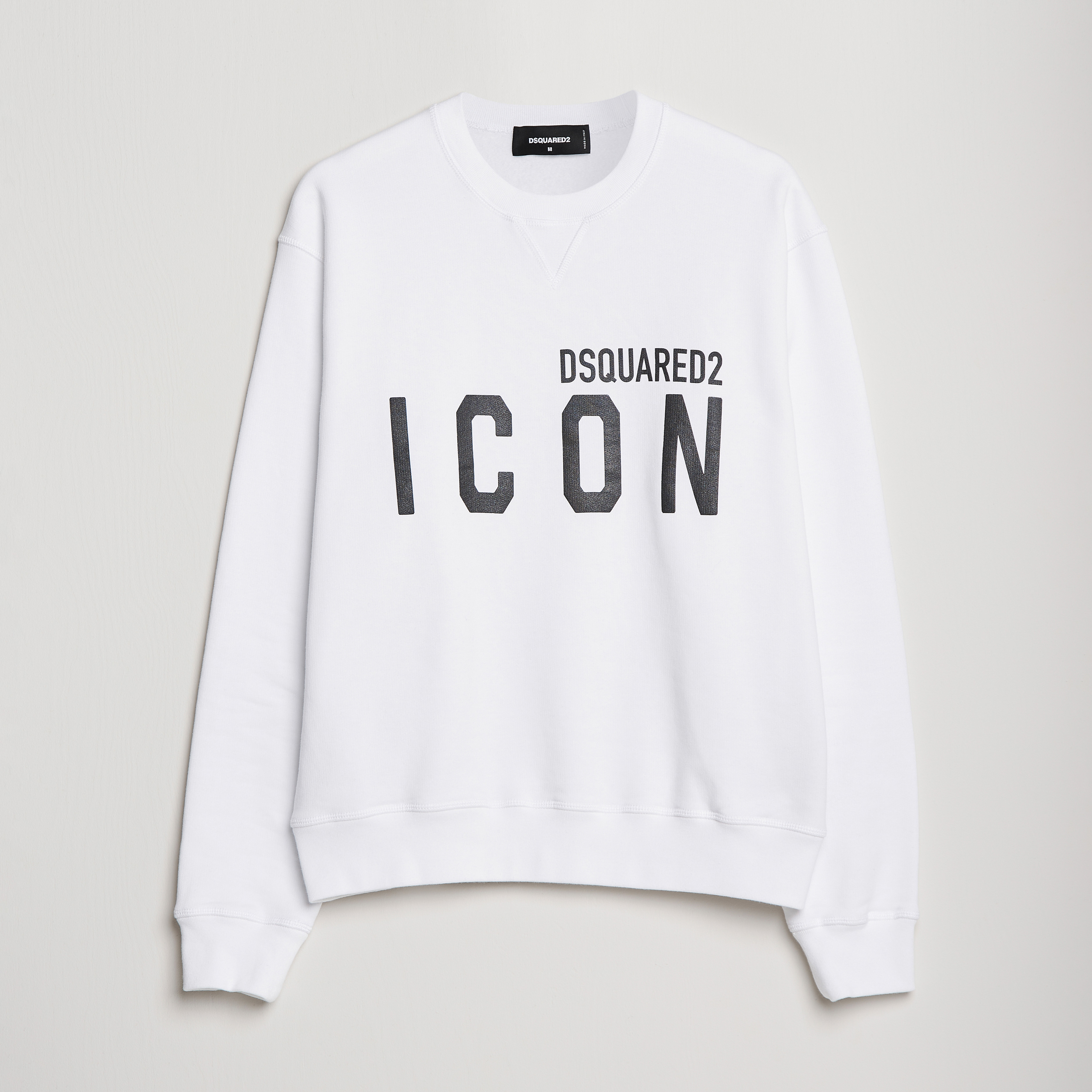 Dsquared white icon on sale sweatshirt